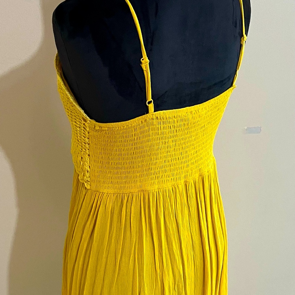 Yellow summer dress